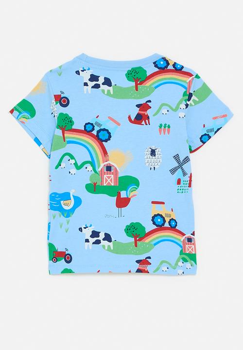 Pop Candy - Crew neck tee-blue