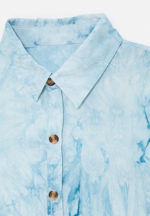 Pop Candy - Resort shirt  - blue tie dye