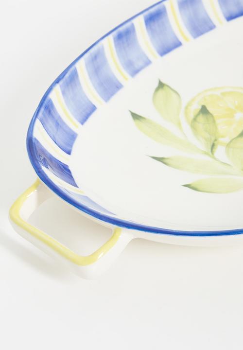 Urchin Art - Rock Platter Lemons - Multi