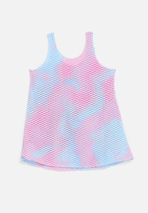 Pop Candy - Cover up - pink/blue tie dye
