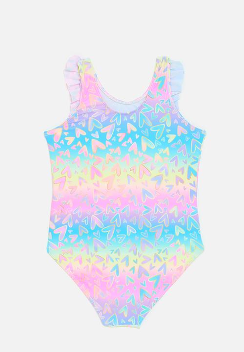 Pop Candy - One piece bikini - rainbow