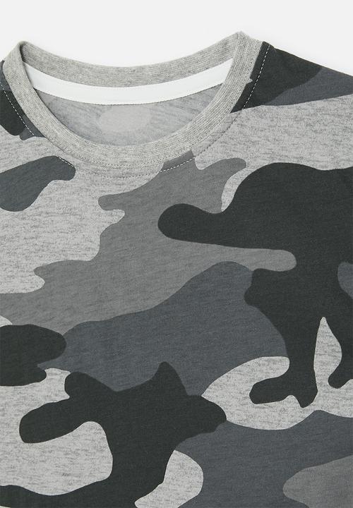 Pop Candy - Camo T-shirt - grey 