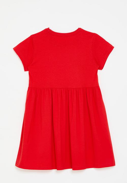 Pop Candy - Short sleeve dress - red