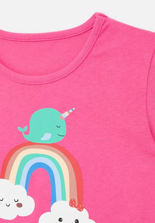 Pop Candy - Printed tee - dark pink