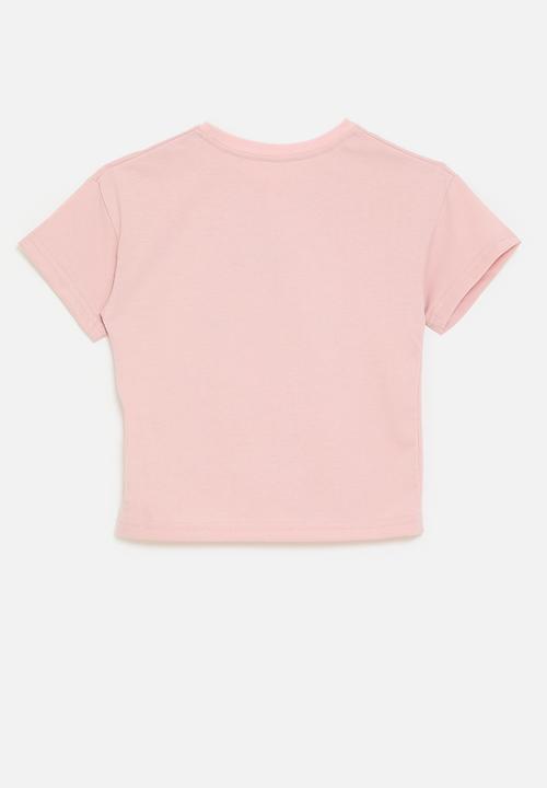Pop Candy - Printed crew neck tee-pink