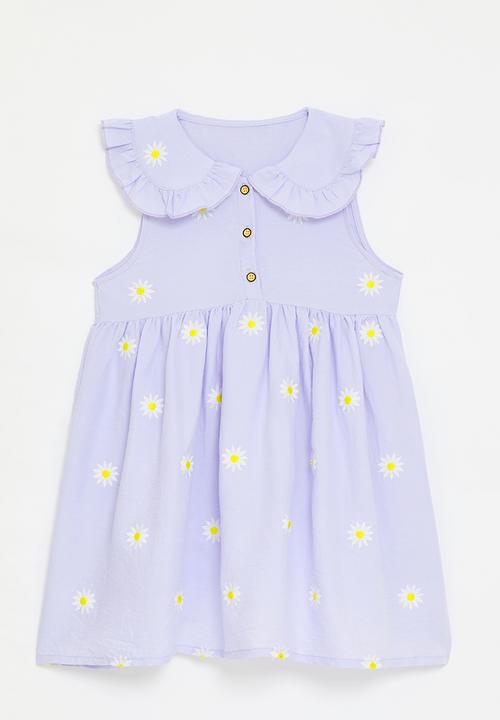 Pop Candy - Peter pan collar dress - lilac