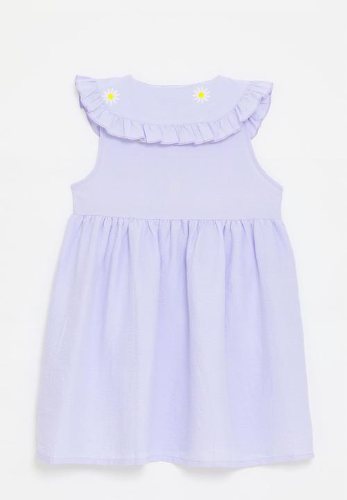 Pop Candy - Peter pan collar dress - lilac