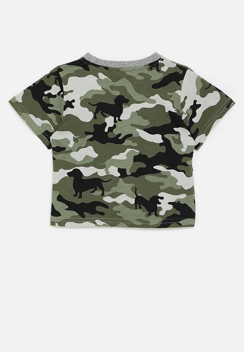 Pop Candy - Camo tee - Green