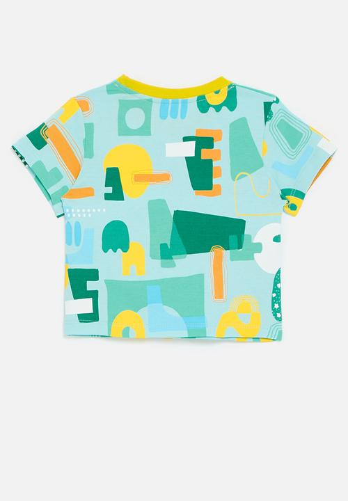 Pop Candy - Printed tee - aqua