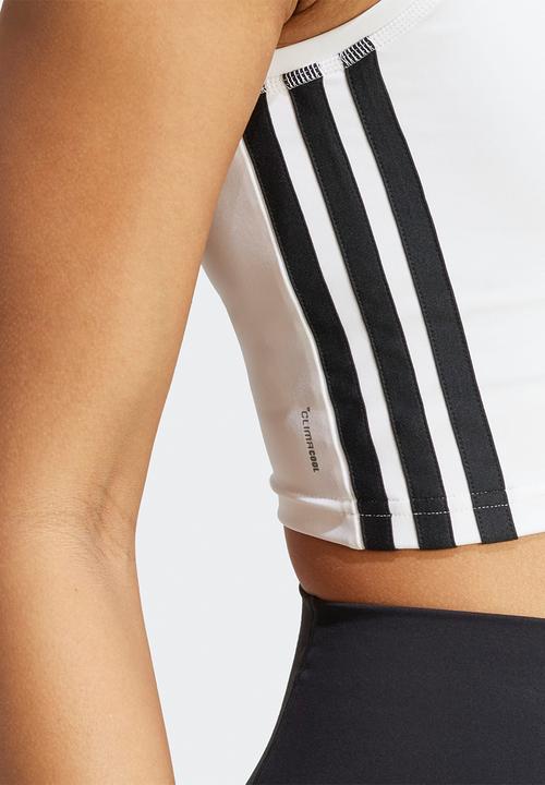 adidas Performance - We 3S Crop Tank - White
