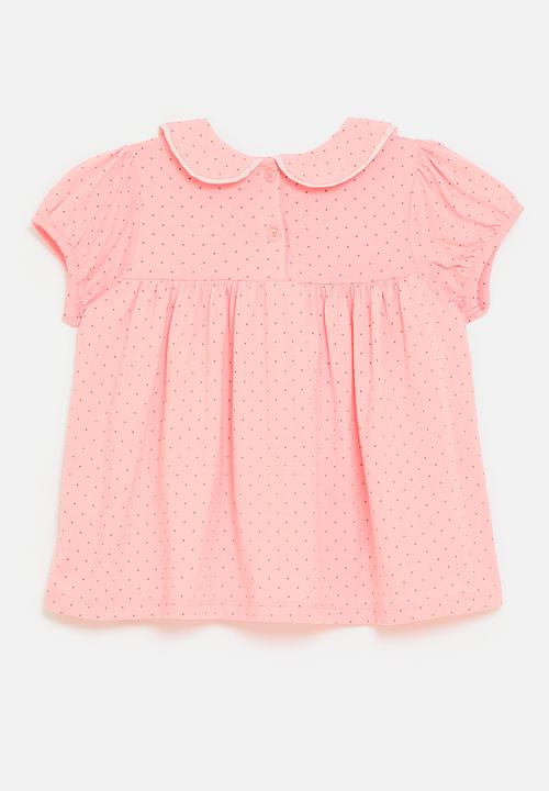 Pop Candy - Peter pan collar tee - pink