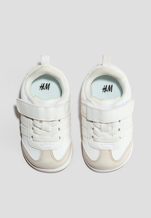 H&M - Trainers - white & beige