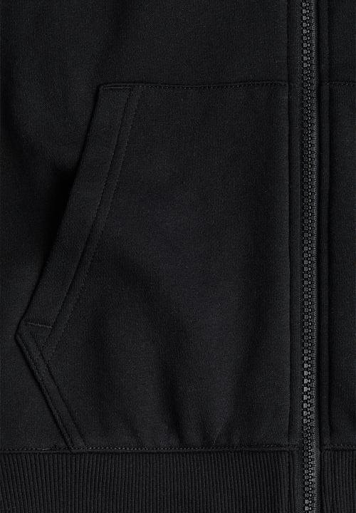 H&M - Zip-through hoodie - black