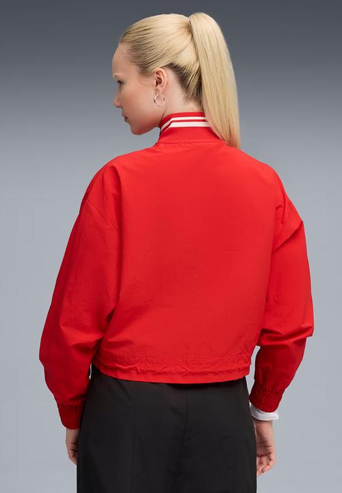 PUMA - Premium Ess Relaxed Woven Jacket - For All Time Red