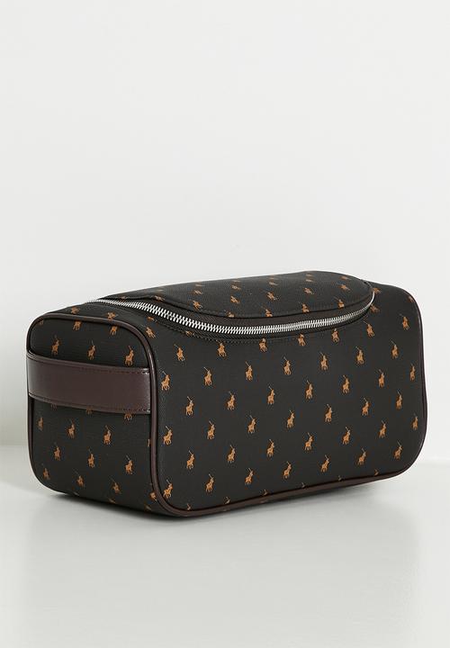 POLO - Signature Toiletry Case - Brown