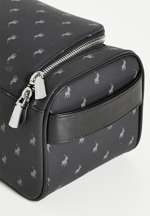 POLO - Signature Toiletry Case - Black