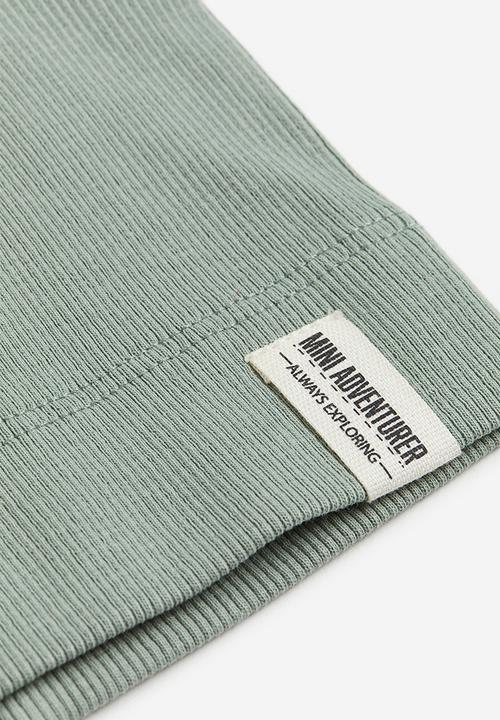 H&M - Ribbed beanie - light dusty green