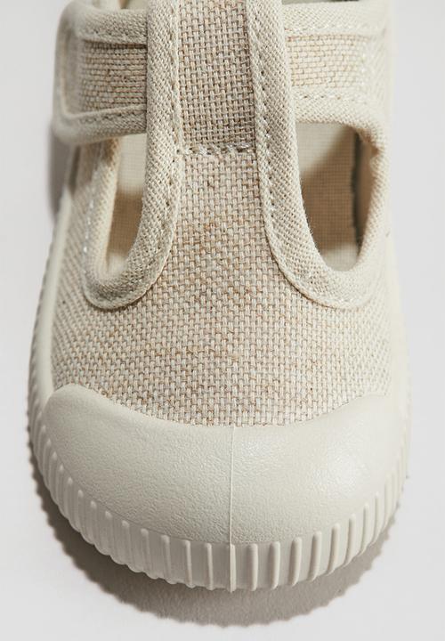 H&M - Cotton sandals - light beige 