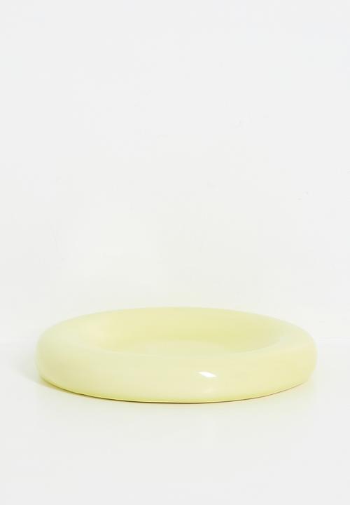 Urchin Art - Luna small plate - Butter Yellow