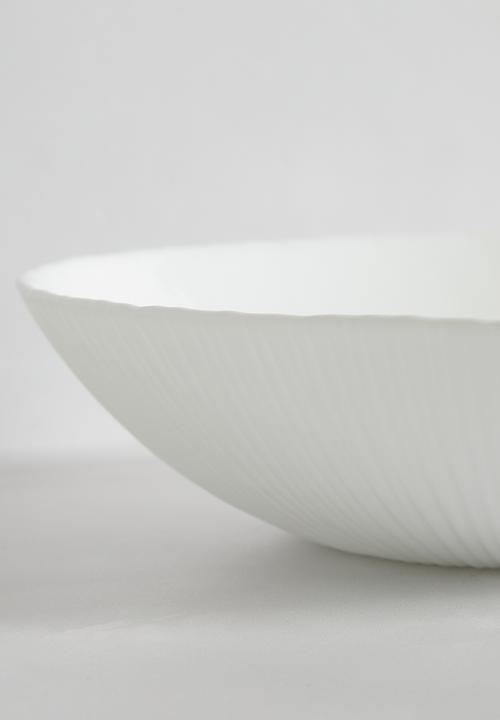 Luigi Bormioli - Bormioli Rocco Coconut Tavola 18pc Dinner Set - white