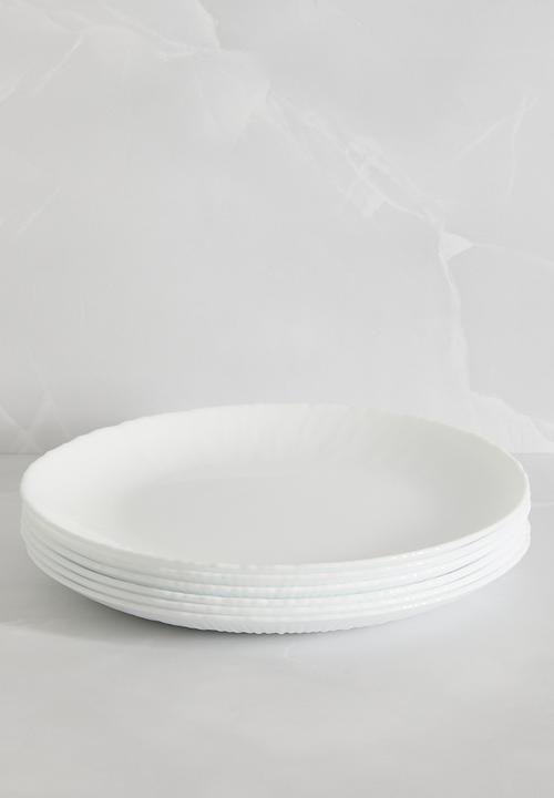 Luigi Bormioli - Bormioli Rocco Coconut Tavola 18pc Dinner Set - white