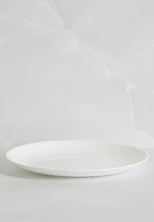 Luigi Bormioli - Bormioli Rocco Coconut Tavola 18pc Dinner Set - white