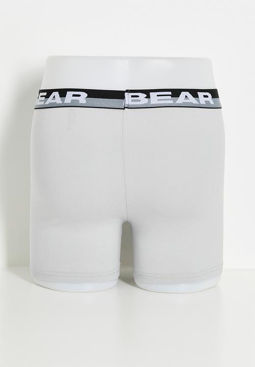 Bear - 2Pk Bodyshorts - Black/Grey