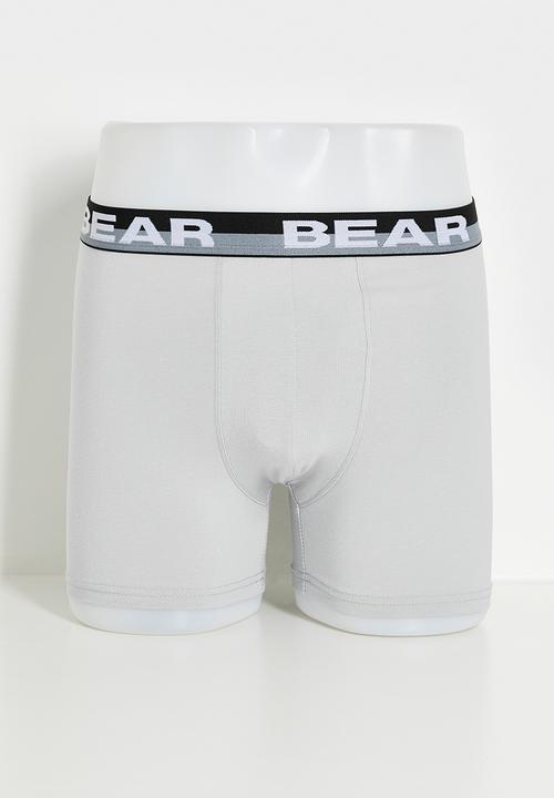 Bear - 2Pk Bodyshorts - Black/Grey