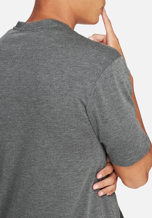 basicthread - Kangaroo pocket boxy tee - grey