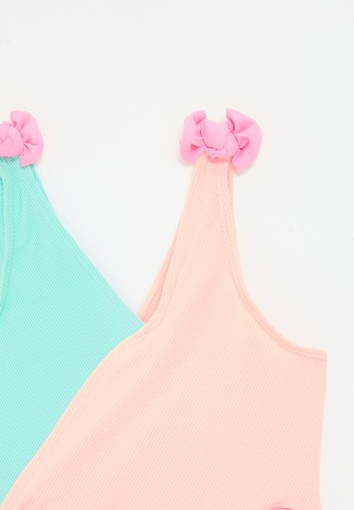 Pop Candy - Colourblock swimsuit - multi
