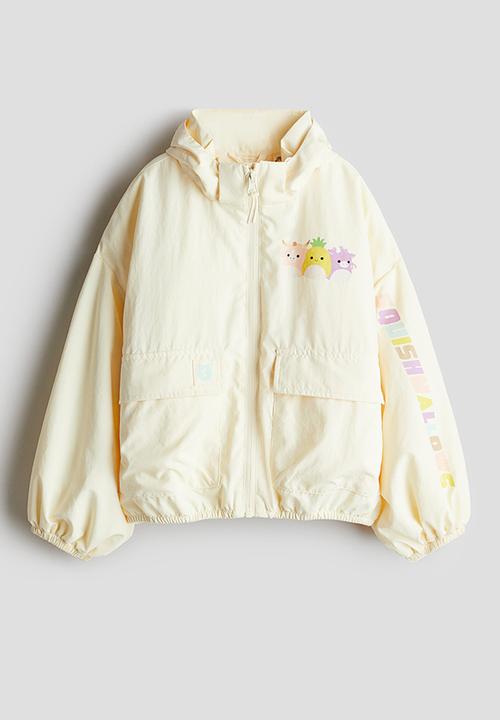 H&M - Printed windbreaker - light yellow squishmallows