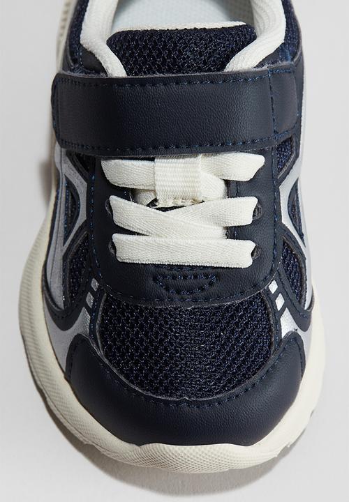 H&M - Trainers - navy blue silver-coloured