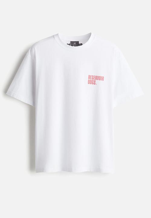 H&M - Loose fit t-shirt - white reservoir dogs