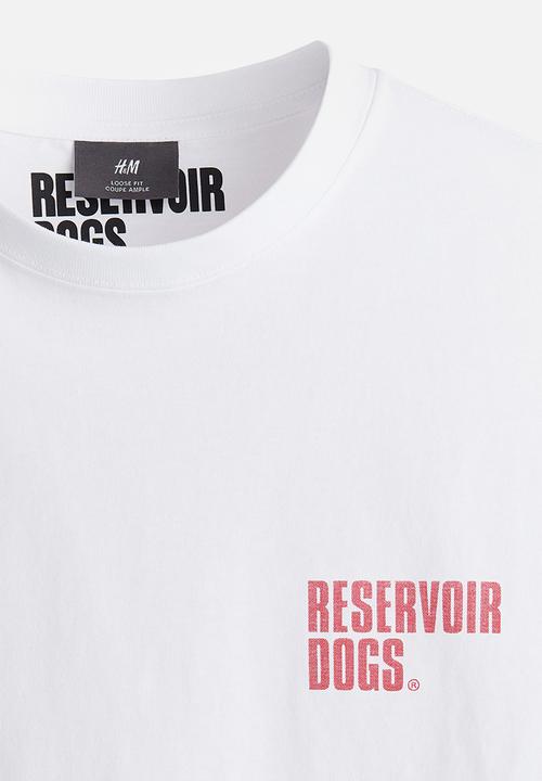 H&M - Loose fit t-shirt - white reservoir dogs