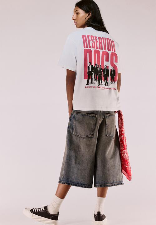 H&M - Loose fit t-shirt - white reservoir dogs