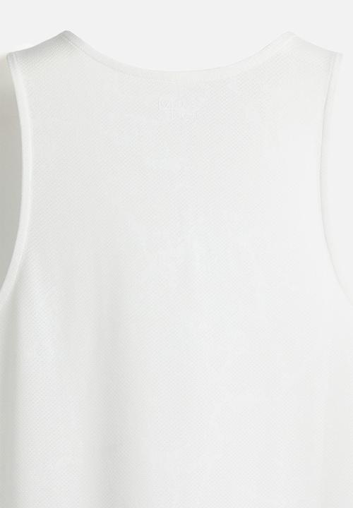 H&M - Regular fit sports vest top with drymove™ - white