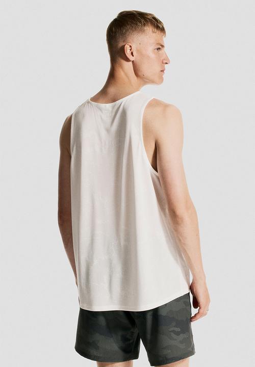 H&M - Regular fit sports vest top with drymove™ - white