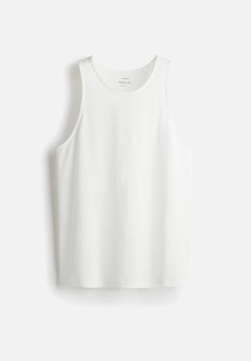 H&M - Regular fit sports vest top with drymove™ - white