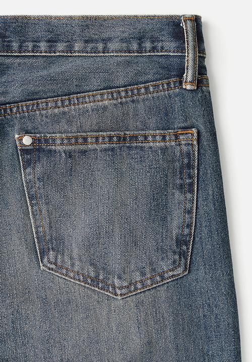 H&M - Loose straight jeans - denim blue 