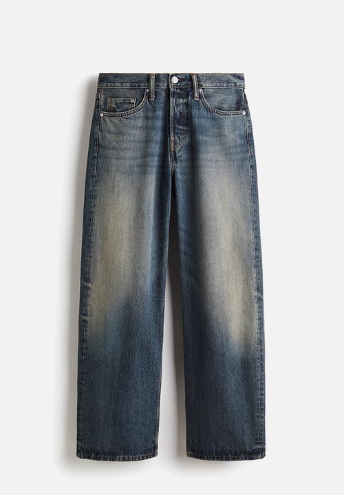H&M - Loose straight jeans - denim blue 