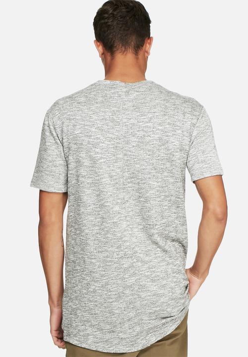 basicthread - Loopback curved hem tee