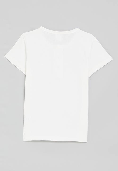 Pop Candy - Henley tee - white