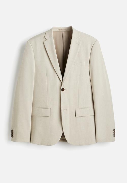H&M - Slim fit single-breasted jacket - beige