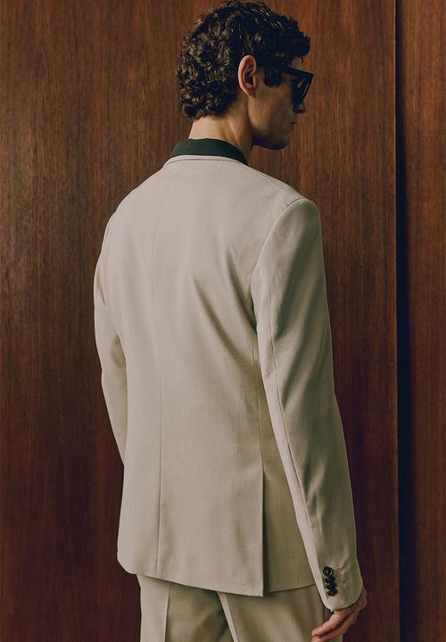 H&M - Slim fit single-breasted jacket - beige