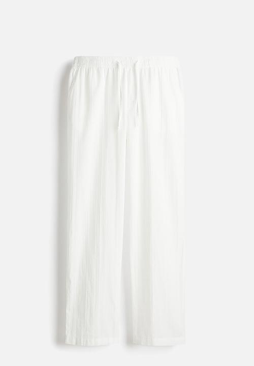 H&M - Pyjama vest top and bottoms - white