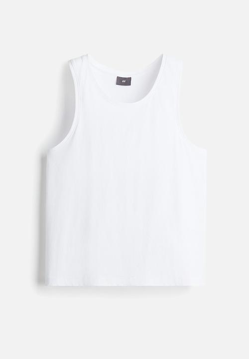 H&M - Pyjama vest top and bottoms - white
