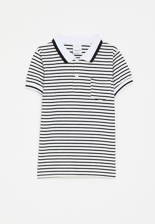 Pop Candy - Striper golfer - black/white
