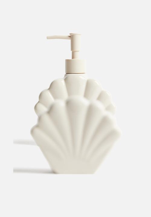 H&M - Seashell-shaped soap dispenser - light beige