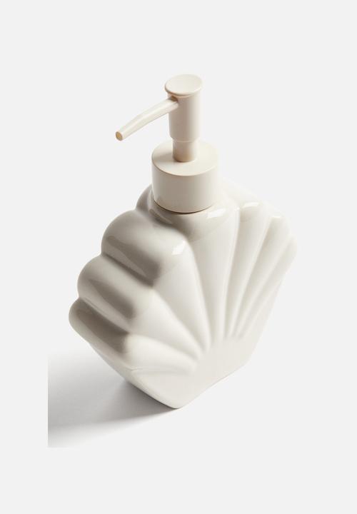 H&M - Seashell-shaped soap dispenser - light beige