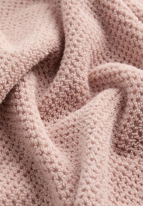 H&M - Cotton terry bath towel - powder pink